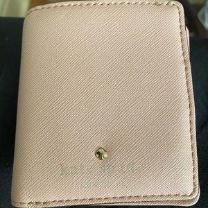 Kate Spade Small Leather Light Pink Wallet